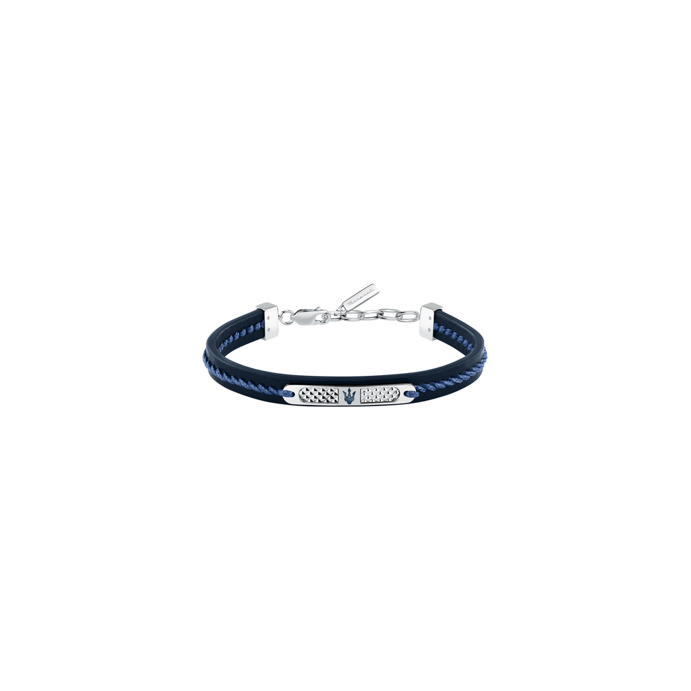 PULSEIRA LEATHER BR SS BLU REC LEATHER PULSEIRA LEATHER BR SS BLU REC LEATHER
