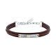 PULSEIRA LEATHER BR SS YG REC LEATHER - Pulseiras - Maserati - Sweet Apple ® Relojoaria | Joalharia | Ourivesaria