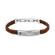 LEATHER BR SS BU REC LEATHER - Bracelets - Maserati