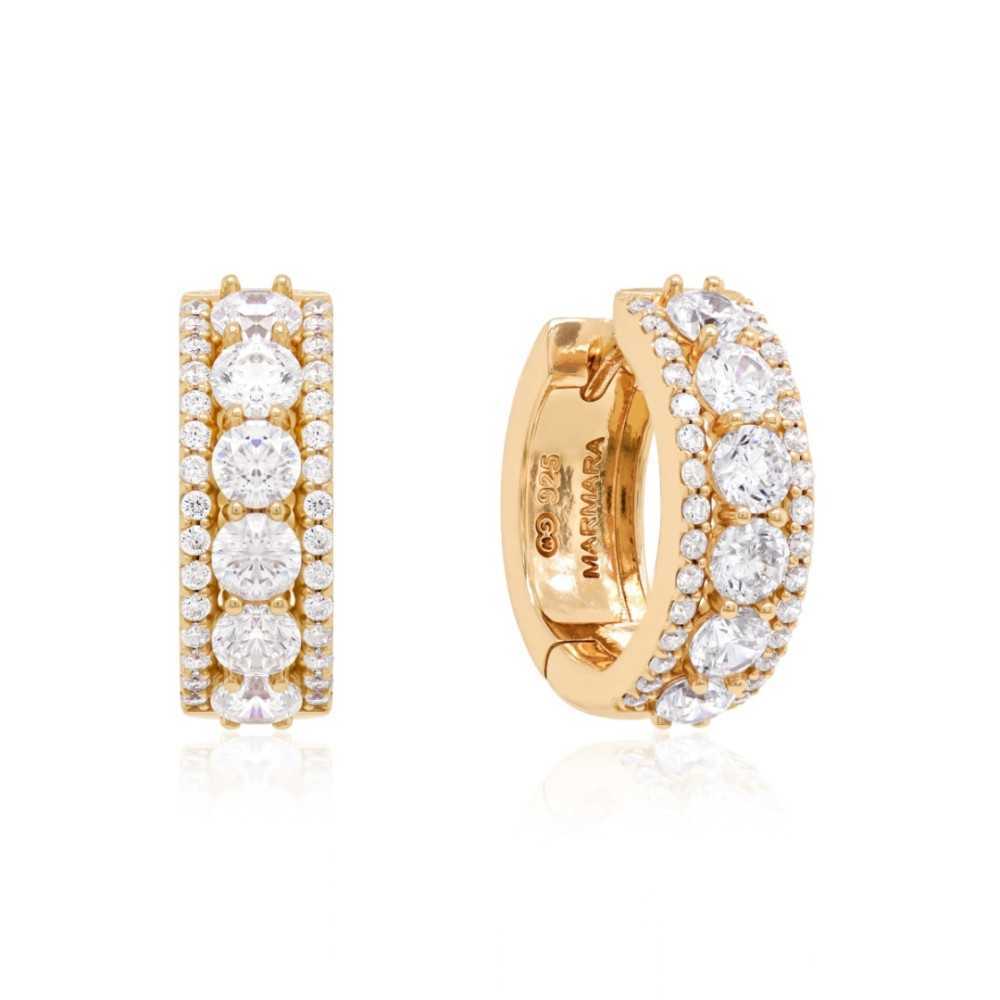 ARGOLAS MAJESTIC GOLD - Brincos - Marmara - Sweet Apple ® Relojoaria | Joalharia | Ourivesaria