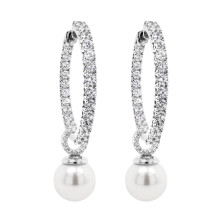 CRYSTAL PEARL EARRINGS | Sweet Apple