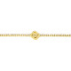 Pulseira em Prata Dourada 925 com Flor/Trevo - Pulseiras - Sweet Apple Silver - Sweet Apple ® Relojoaria | Joalharia | Ourivesar