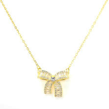 Fio em Prata Dourada 925 com Laço