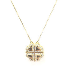 Gold-Plated Silver 925 Chain with Clover 🍀 | Sweet Apple