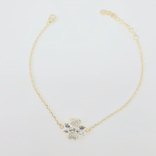 Pulseira PRATA 925 dourada