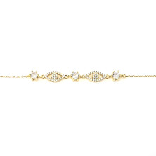 Gold-Plated Silver 925 "Olho Turco" Bracelet | Sweet Apple