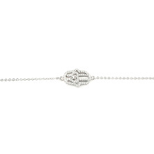 Pulseira em Prata 925 com "Mão de Fátima" - Pulseiras - Sweet Apple Silver - Sweet Apple ® Relojoaria | Joalharia | Ourivesaria