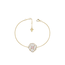 Guess FROSTED PETAL Gold-Plated Silver Bracelet | Sweet Apple