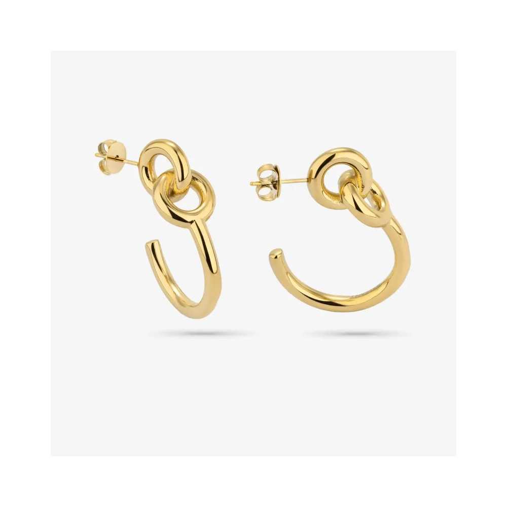 Argolas Mulher Forever Douradas Radiant