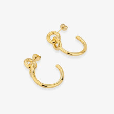 Argolas Mulher Forever Douradas Radiant