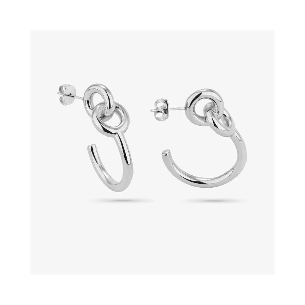 Argolas Mulher Forever Prateadas Radiant