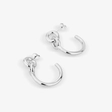 Argolas Mulher Forever Prateadas Radiant