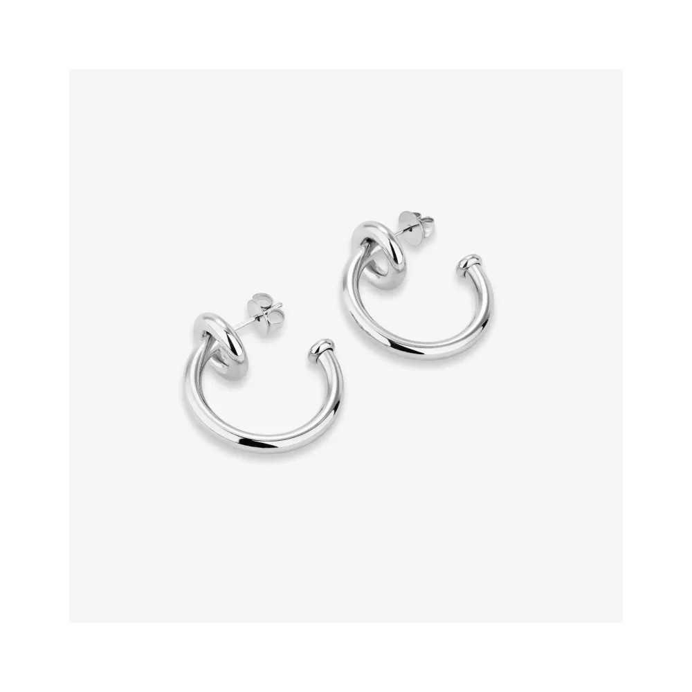 Argolas Mulher Chain Forever Prateadas Radiant - Earings - Radiant Style