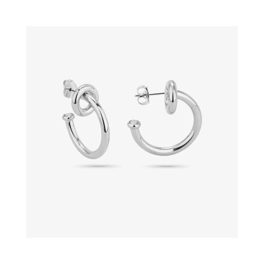 Chain Forever Silver Radiant Women's Hoops | Sweet Apple