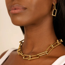 Colar Mulher Chain Halle Dourado Radiant - Necklaces - Radiant Style
