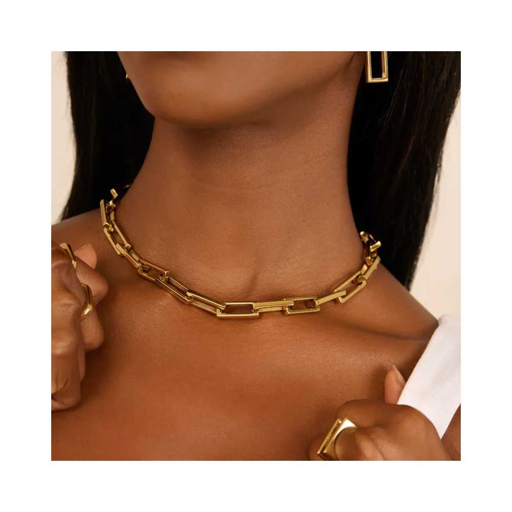 Halle Gold Radiant Women's Necklace | Sweet Apple