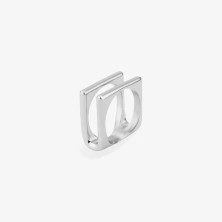 Anel Mulher Chain Halle Duo Prateado Radiant - Anéis - Radiant Style - Sweet Apple ® Relojoaria | Joalharia | Ourivesaria