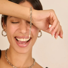 Pulseira Mulher Chains Cindy Prateada Radiant - Bracelets - Radiant Style