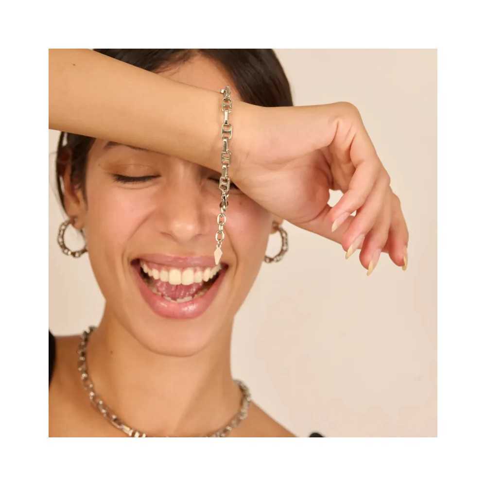 Pulseira Mulher Chains Cindy Prateada Radiant - Pulseiras - Radiant Style - Sweet Apple ® Relojoaria | Joalharia | Ourivesaria