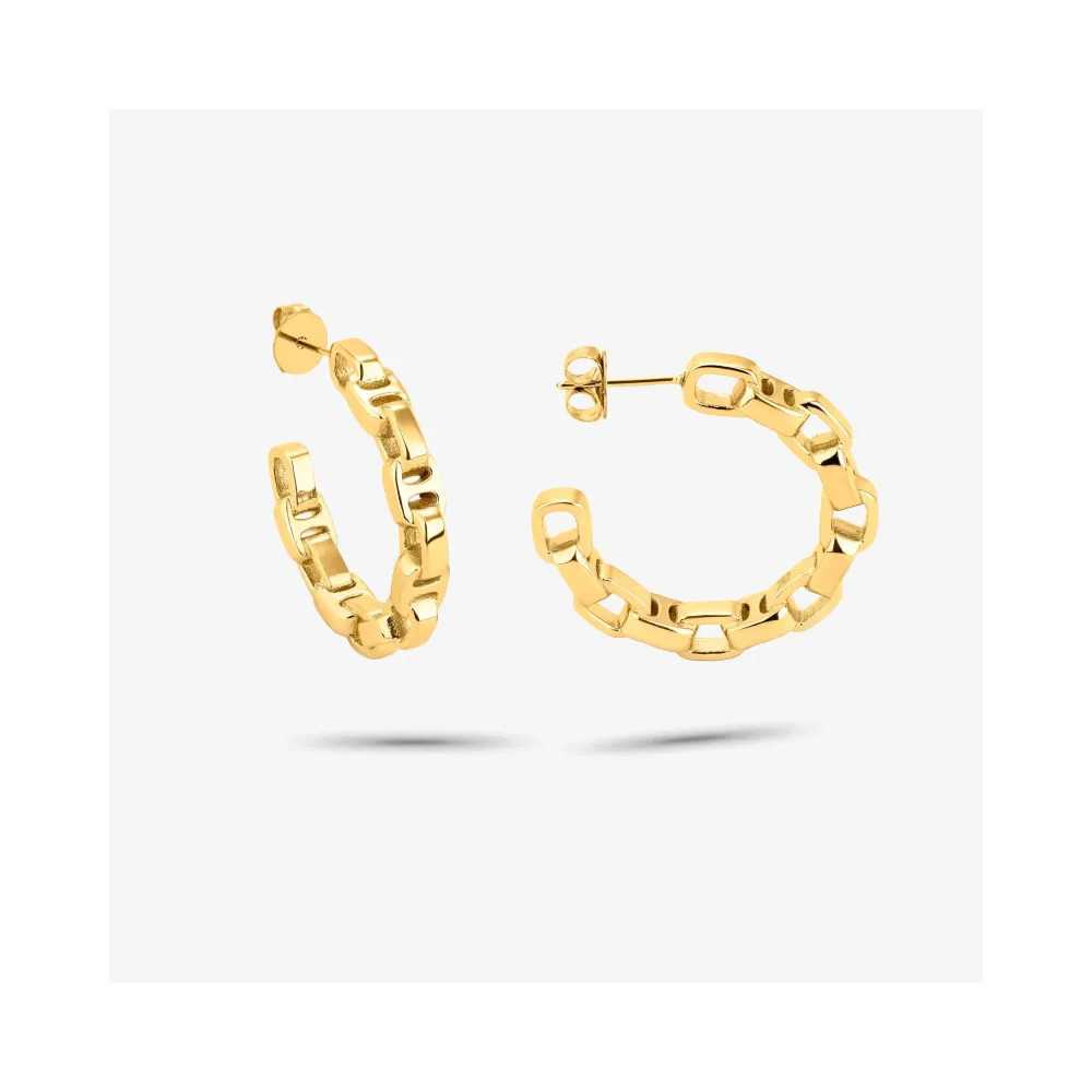 Argolas Mulher Chains Cindy Douradas Radiant - Brincos - Radiant Style - Sweet Apple ® Relojoaria | Joalharia | Ourivesaria