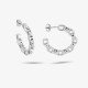 Argolas Mulher Chains Cindy Prateada Radiant - Home - Radiant Style - Sweet Apple ® Relojoaria | Joalharia | Ourivesaria