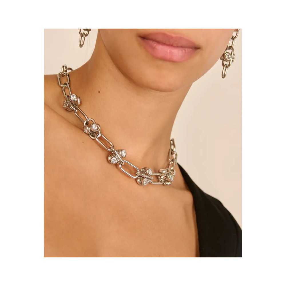Colar Mulher Claudia Prateado Radiant - Colares / Fios - Radiant Style - Sweet Apple ® Relojoaria | Joalharia | Ourivesaria