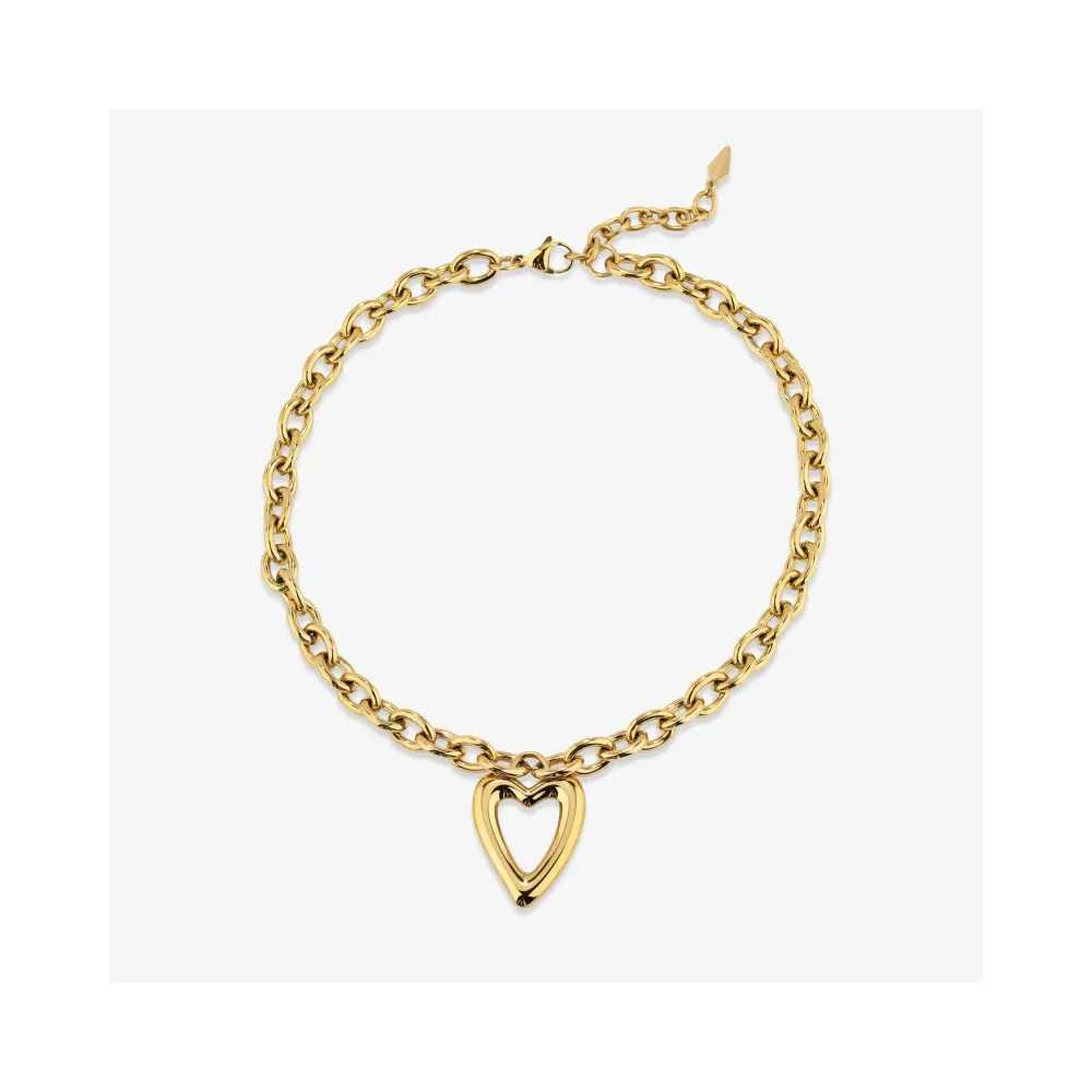 Colar Mulher Hearts Dourado Radiant - Necklaces - Radiant Style