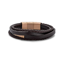 Pulseira de couro Homem | FRANK 1967 - Bracelets - CO88