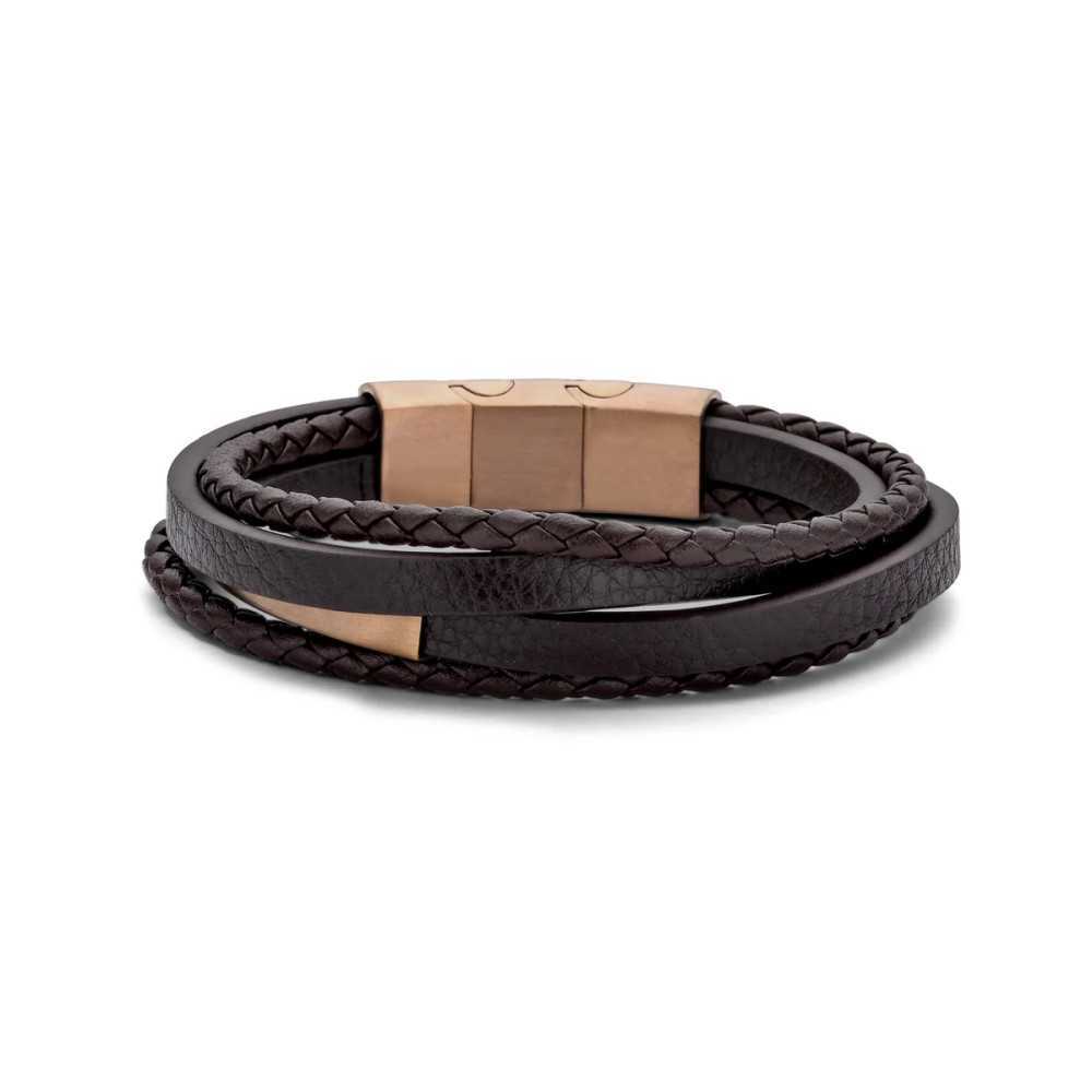 Pulseira de couro Homem | FRANK 1967 - Bracelets - CO88