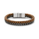 Pulseira de couro camel Homem | FRANK 1967 - Pulseiras - CO88 - Sweet Apple ® Relojoaria | Joalharia | Ourivesaria