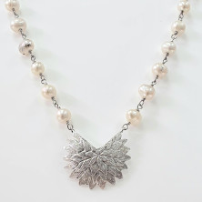 Pearls 925 Silver Necklace | Sweet Apple