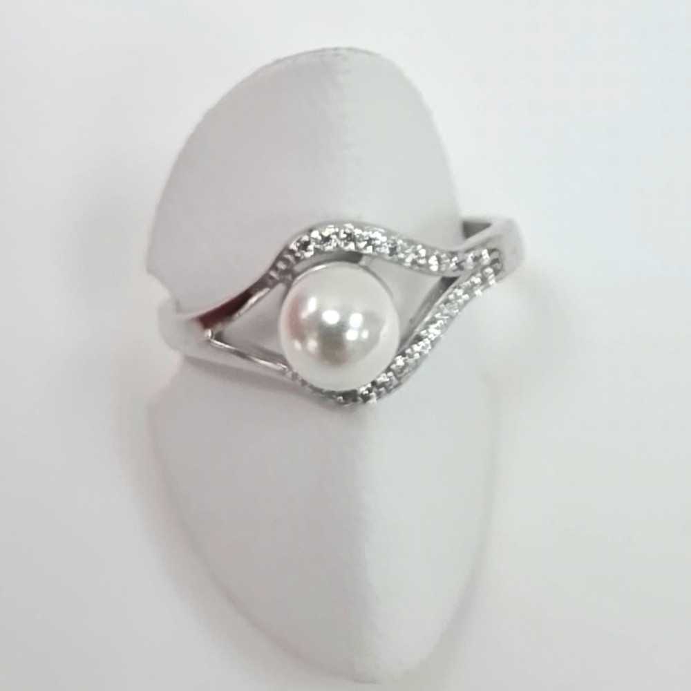 Anel prata 925 com pérola - Rings - Sweet Apple Silver