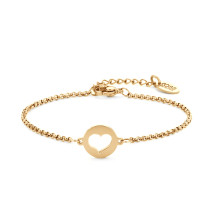 Pulseira CO88 Medalha Coração - Pulseiras - CO88 - Sweet Apple ® Relojoaria | Joalharia | Ourivesaria