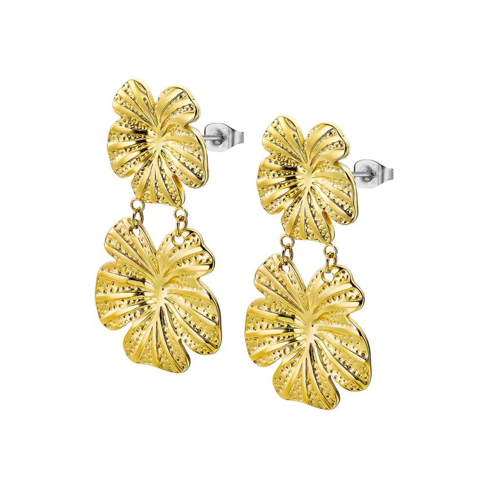 Brincos Lotus Style Dourados - Brincos - LOTUS Style - Sweet Apple ® Relojoaria | Joalharia | Ourivesaria