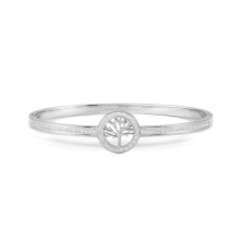 Pretty Bangles Tree Life Silver Bracelet | Sweet Apple