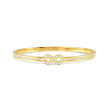 Pulseira Pretty Bangles infinito Dourada - Stainless Steel - Nomination Style