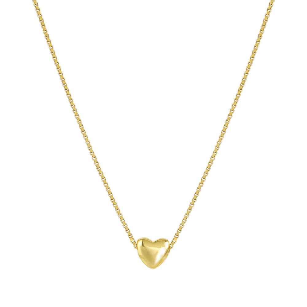 Colar Armonica Coração Dourado - Home - Nomination Silver - Sweet Apple ® Relojoaria | Joalharia | Ourivesaria