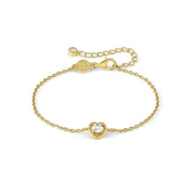 Pulseira Cosmic Love Coração Dourado - Home - Nomination Silver