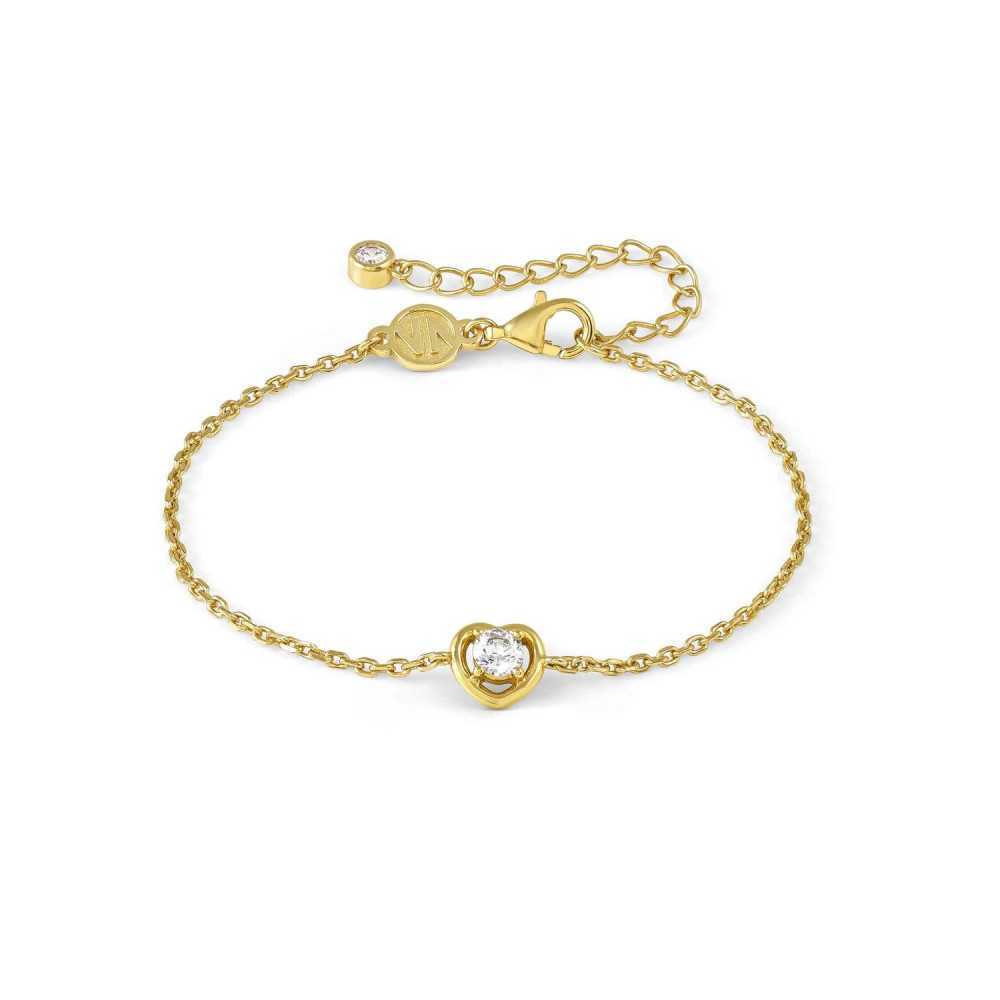 Pulseira Cosmic Love Coração Dourado - Home - Nomination Silver