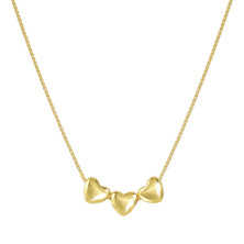 Armonica Hearts Gold Necklace | Sweet Apple