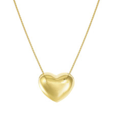 Colar Armonica Coração Dourado - Prata - Nomination Silver - Sweet Apple ® Relojoaria | Joalharia | Ourivesaria