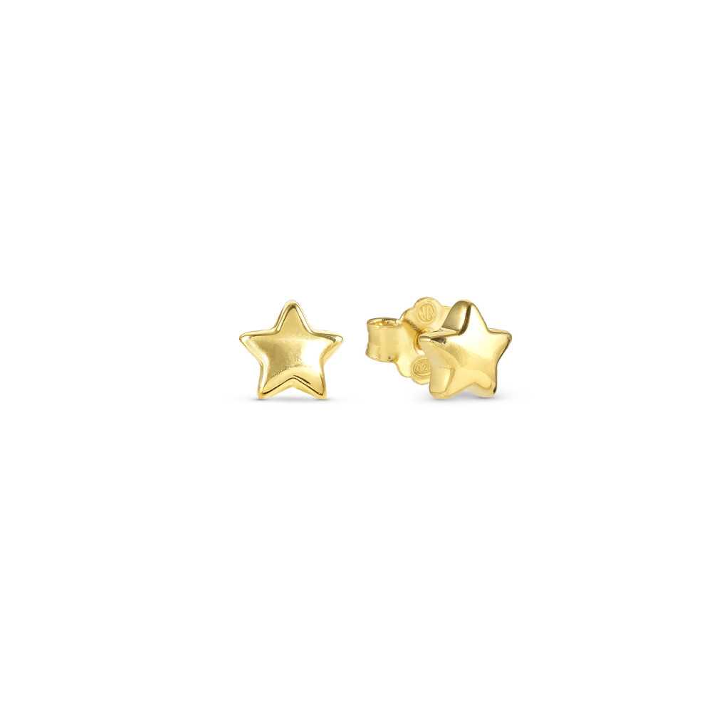 Brincos Armonica Estrela Dourada - Prata - Nomination Silver - Sweet Apple ® Relojoaria | Joalharia | Ourivesaria