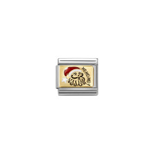 Link Composable Classic Pai Natal HOHOHO - Contas P/ Pulseiras - Nomination Links