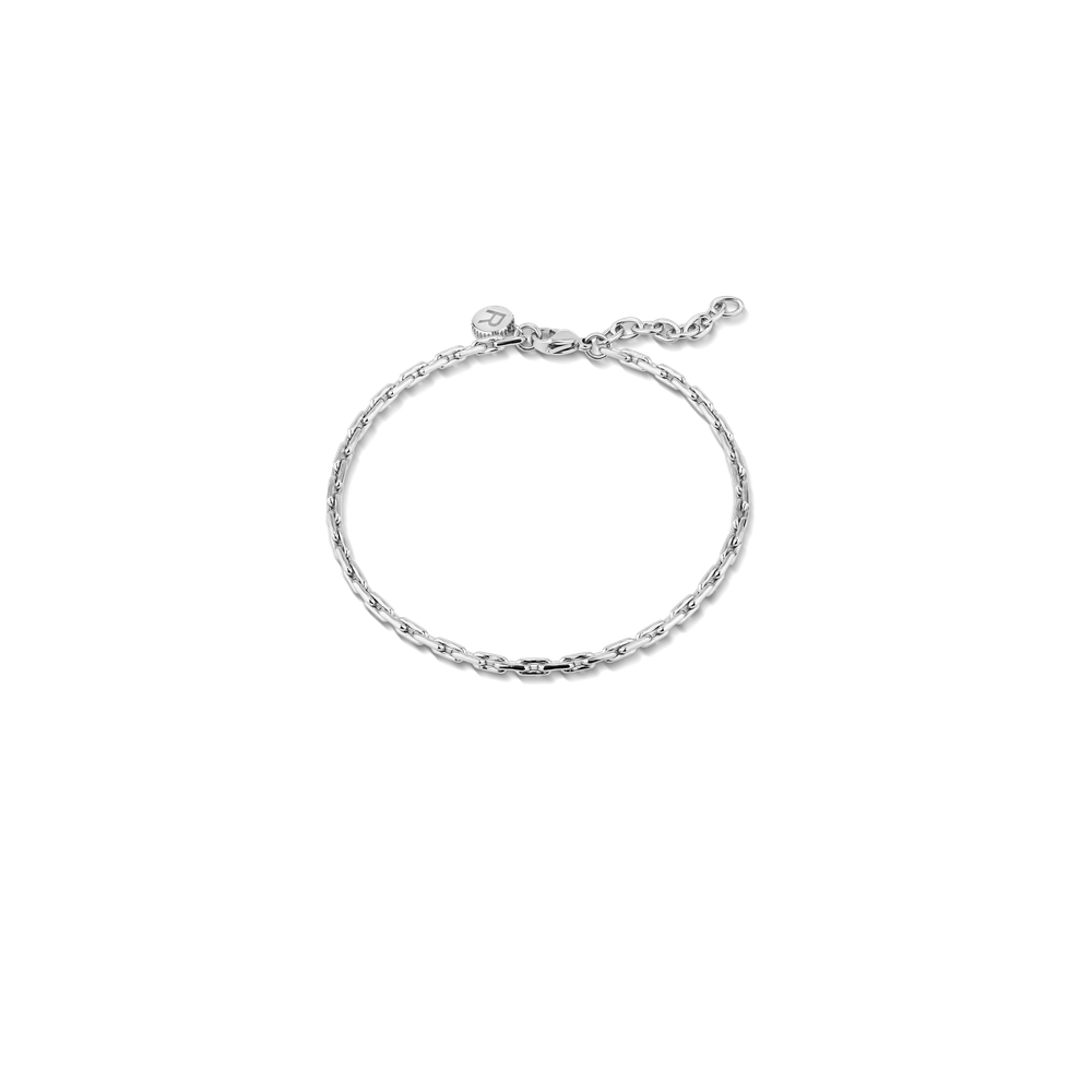 Pulseira Homem Riviera Prateada - Aço Inoxidável - Radiant Style - Sweet Apple ® Relojoaria | Joalharia | Ourivesaria