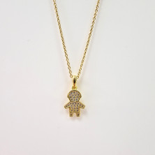 CO88 Gold-Plated Silver "Menino" Necklace | Sweet Apple