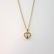 Colar CO88 em prata dourada "Menina" - Necklaces - CO88