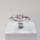 Anel Prata Zircônia Rosa - Anéis - Towanda - Sweet Apple ® Relojoaria | Joalharia | Ourivesaria