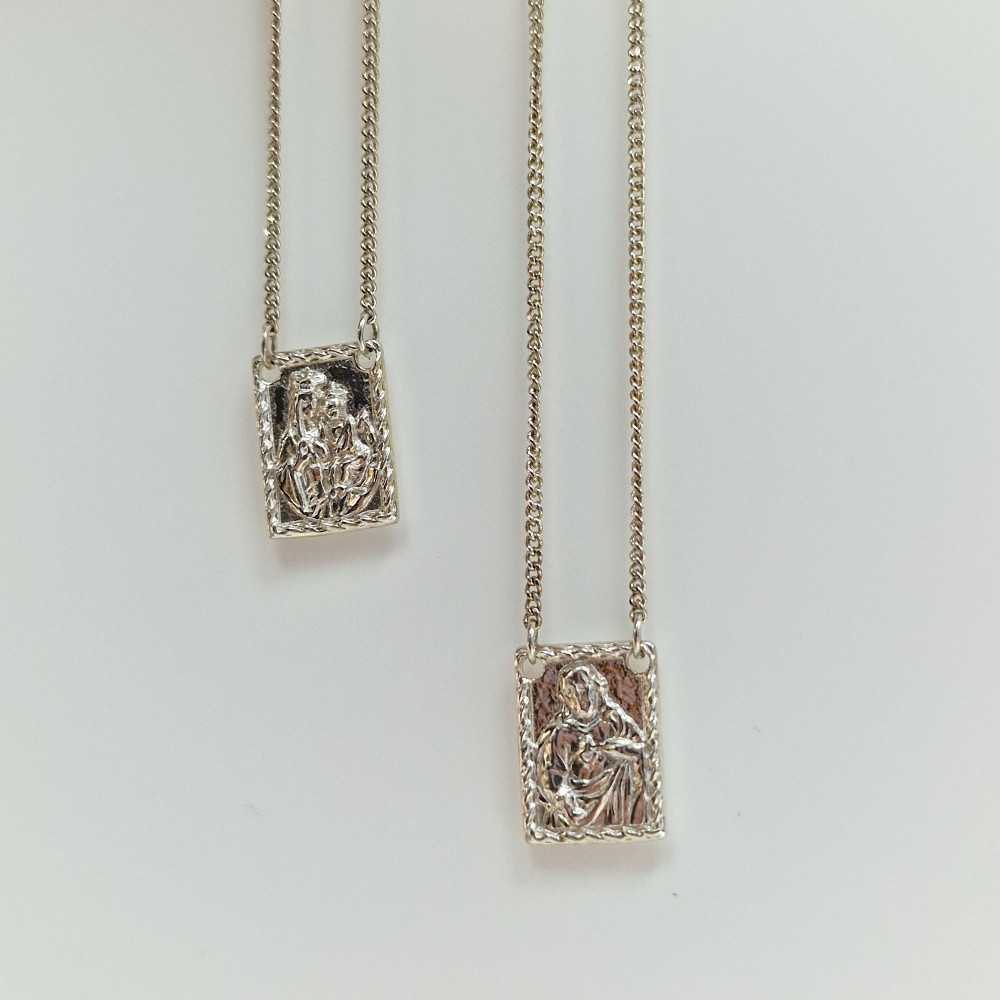 Escapulário de prata 925 - Necklaces - Sweet Apple Silver