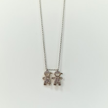 Silver "Meninos" Necklace | Sweet Apple