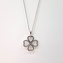 Colar Prata 925 com trevo - Necklaces - Sweet Apple Silver